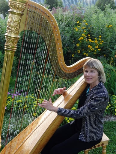 Gallery photo 4 of Harpist Cathy Victorsen