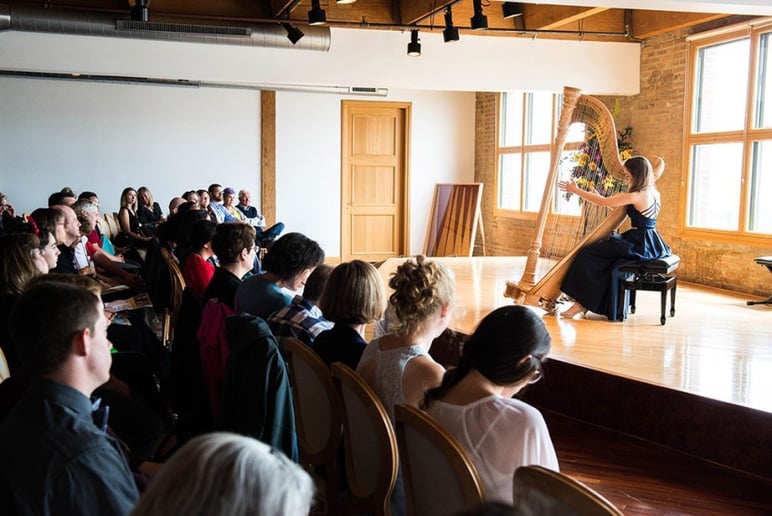 Gallery photo 6 of Harpist Emily Reader