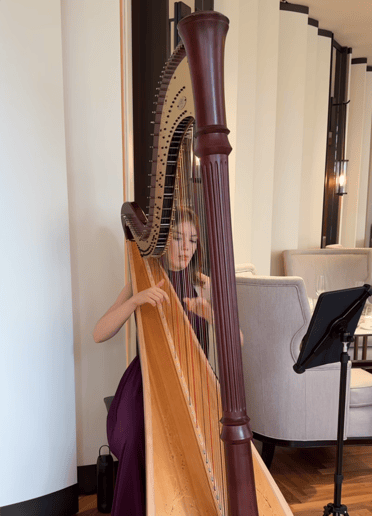 Gallery photo 2 of Harpist Emily Reader