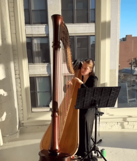 Gallery photo 1 of Harpist Emily Reader