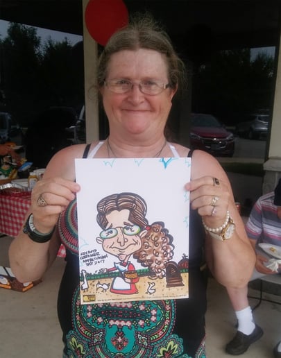Gallery photo 4 of Live Caricature Entertainment!