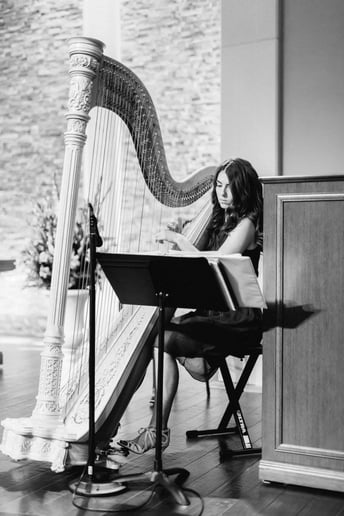 Gallery photo 2 of Helen Cooley, harpist