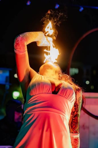 Gallery photo 8 of Hella Hayes Sword Swallower & Fire Eater