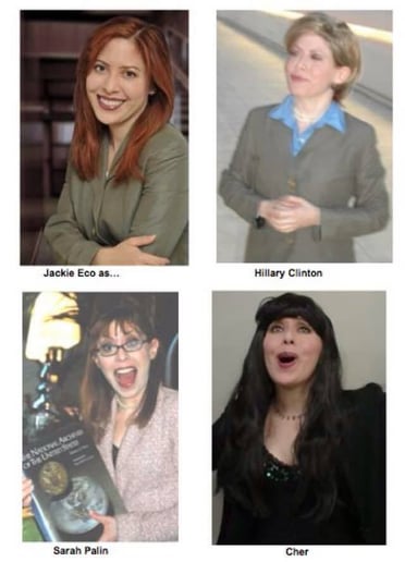 Gallery photo 5 of Jackie Eco as Hillary Clinton and more...