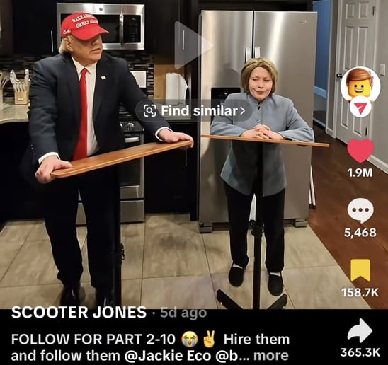 Gallery photo 7 of Jackie Eco as Hillary Clinton and more...