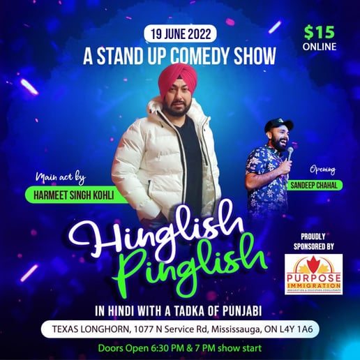 Gallery photo 1 of Harmeet Singh Kohli Standup Comedian (Hindi/English/Punjabi)