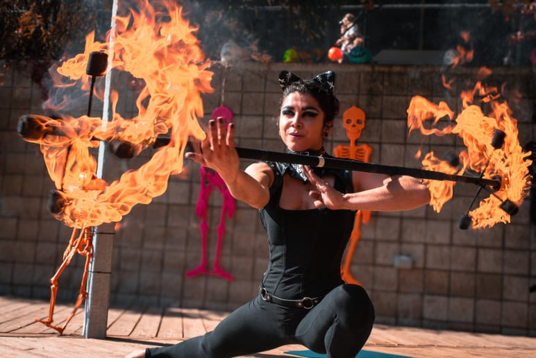 Gallery photo 5 of Alysha Shah - Embodied Arts - Circus Entertainment & Fire Dancing