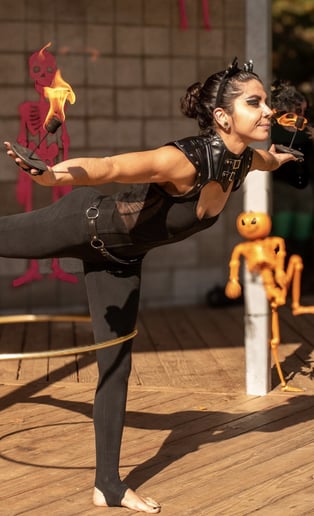 Gallery photo 7 of Alysha Shah - Embodied Arts - Circus Entertainment & Fire Dancing