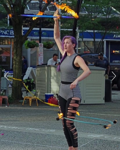 Gallery photo 2 of Hula hooper and Fire Dancer/Eater
