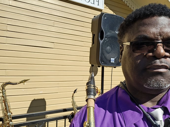 Gallery photo 3 of Ignatius Hines, saxophonist