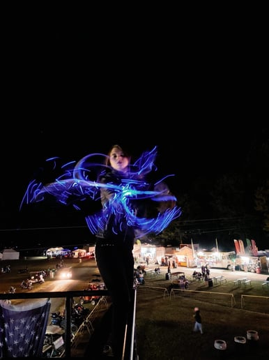 Gallery photo 5 of Illuminated Leather Cloaked Gypsy