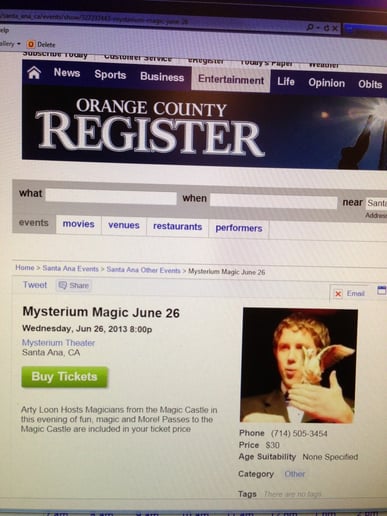 Gallery photo 10 of The magicIAN Tour