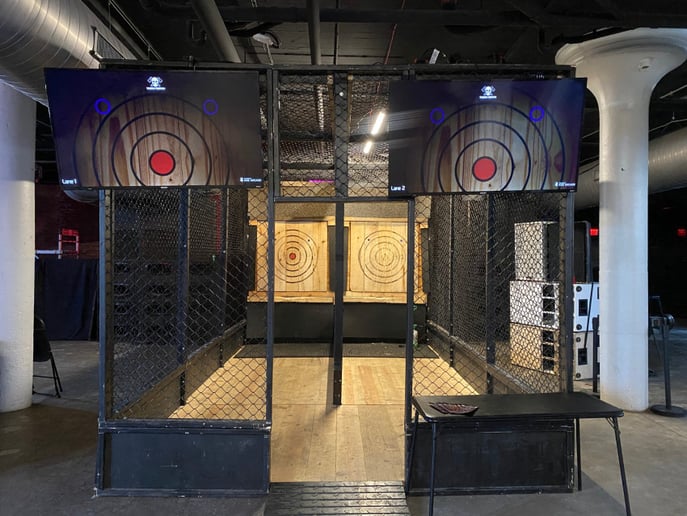 Gallery photo 3 of Indoor/Outdoor Mobile Axe Throwing