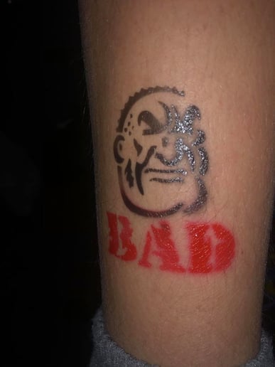 Gallery photo 10 of Inkalumpa Temporary Airbrush Tattoos