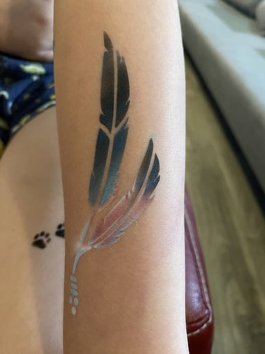 Gallery photo 9 of Inkalumpa Temporary Airbrush Tattoos