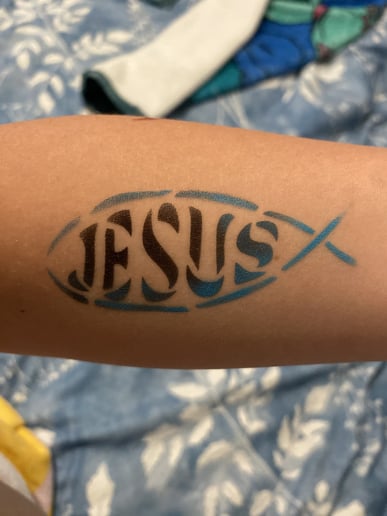 Gallery photo 2 of Inkalumpa Temporary Airbrush Tattoos