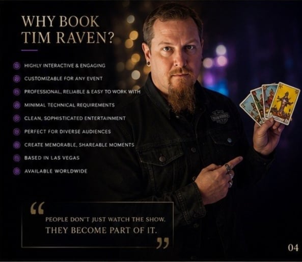 Gallery photo 2 of Tim Raven - Mentalism and Magic