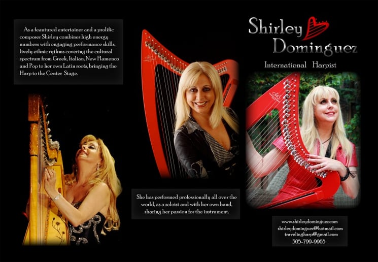 Gallery photo 3 of International Harpist Shirley Dominguez