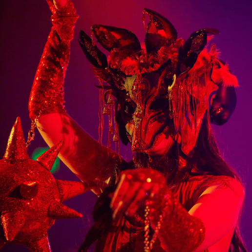 Gallery photo 5 of Masked Fusion Bellydance Performer