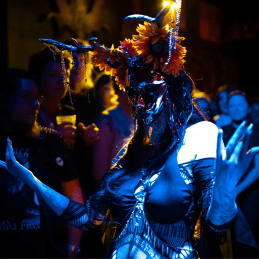 Gallery photo 6 of Masked Fusion Bellydance Performer