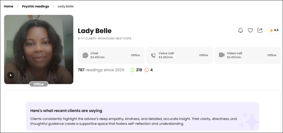 Gallery photo 2 of Belle | TenMustardSeeds, Tarot Reader & Sound Bath Meditations