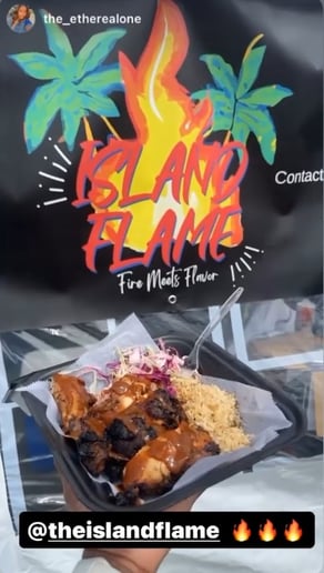 Gallery photo 3 of Island flame