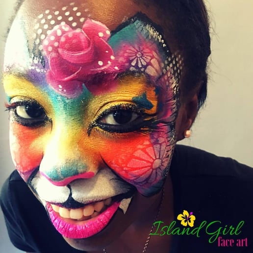 Gallery photo 2 of Island Girl Face Art