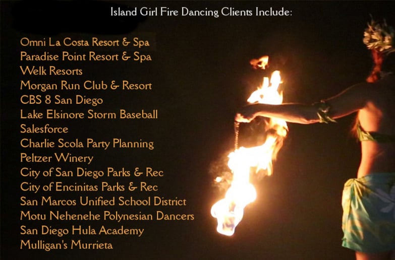 Gallery photo 1 of Island Girl Fire Dancing