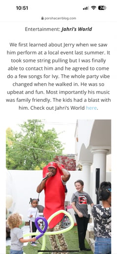 Gallery photo 1 of Jahri's World