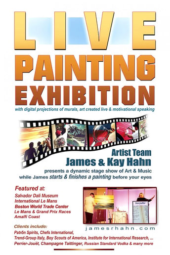 Gallery photo 5 of James R. Hahn "Live Painting Exhibitions"