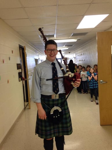 Gallery photo 2 of Jared Mays Bagpiping
