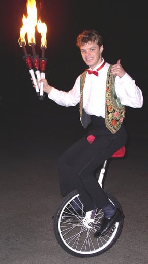 Gallery photo 5 of Jeremy the Juggler, Unicyclist, Magician and Clown