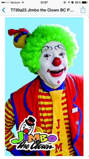 Gallery photo 1 of Jimbo the Clown