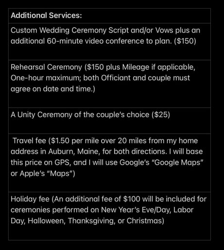Gallery photo 2 of JLJ Wedding & Notary Services