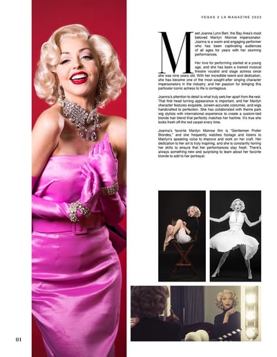 Gallery photo 10 of Joanna Lynn as Marilyn Monroe and Lucille Ball