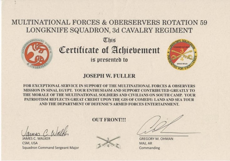Gallery photo 51 of Jody Fuller: Comedian. Speaker. Writer. Soldier.