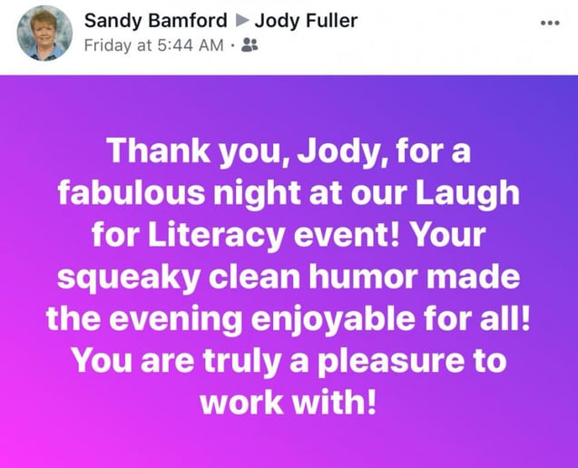 Gallery photo 61 of Jody Fuller: Comedian. Speaker. Writer. Soldier.