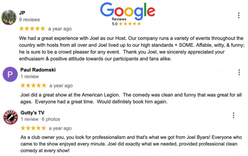 Gallery photo 4 of Joel Byars - Clean Comedy
