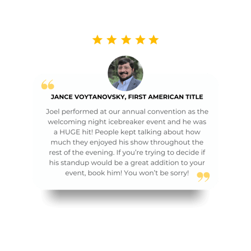 Gallery photo 3 of Joel Byars - Clean Comedy