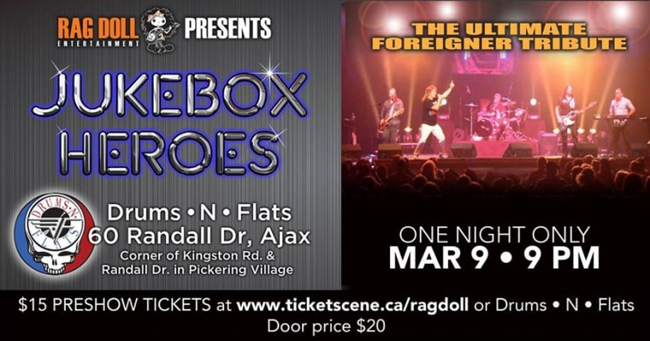 Gallery photo 1 of Jukebox Heroes: Tribute to Foreigner
