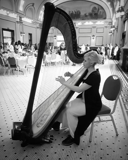 Gallery photo 2 of Julie ni Hewkin, Harpist and Vocalist