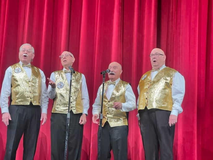 Gallery photo 2 of Just Four Grins Barbershop Quartet
