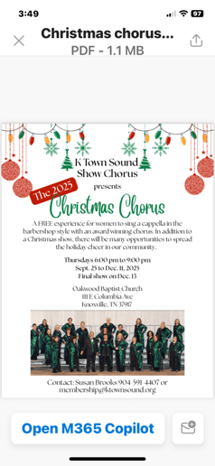 Gallery photo 4 of K Town Sound Show Chorus
