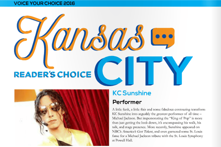 Gallery photo 7 of KC Sunshine, The Midwest Michael Jackson