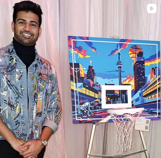 Gallery photo 2 of Keenan D’Abreo | Premier Live Event Artist & Interactive Visuals