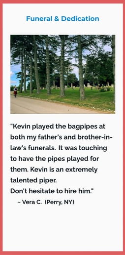Gallery photo 10 of Kevin Angus - Bagpiping