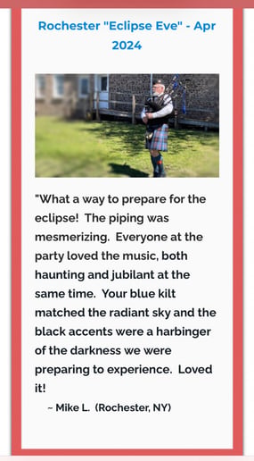 Gallery photo 6 of Kevin Angus - Bagpiping