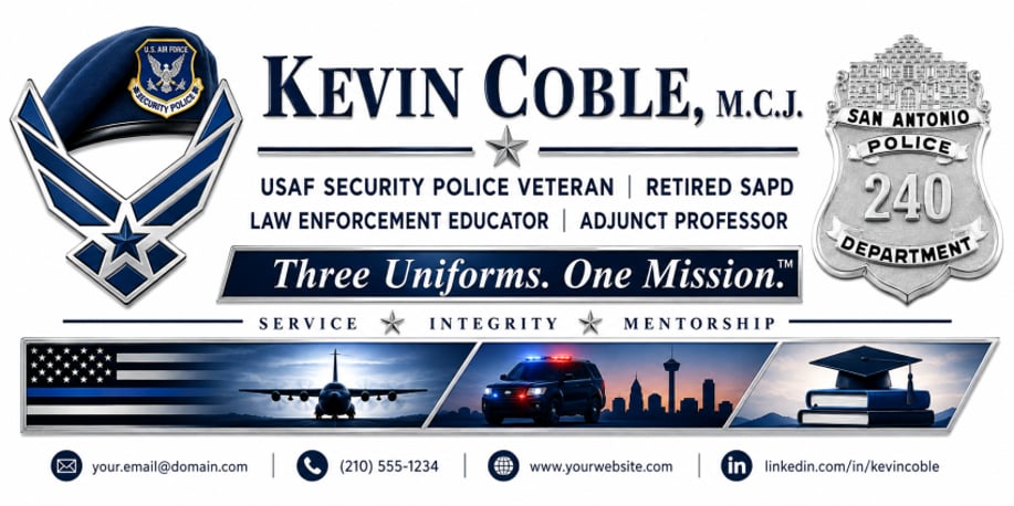 Gallery photo 14 of Kevin Coble"Three Uniforms.One Mission."
