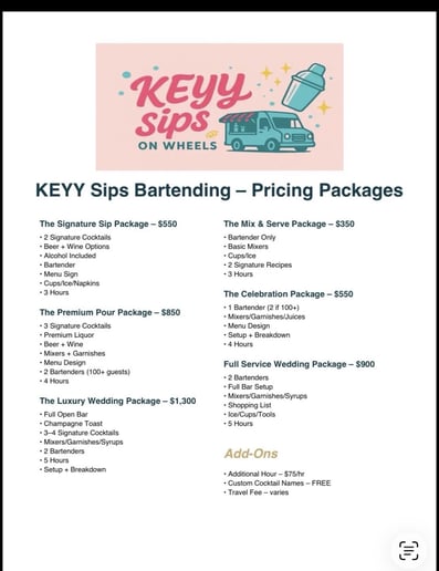 Gallery photo 4 of Keyy Sips On Wheels