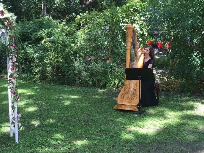 Gallery photo 3 of Kimberly Mueller Palazzolo, Harpist